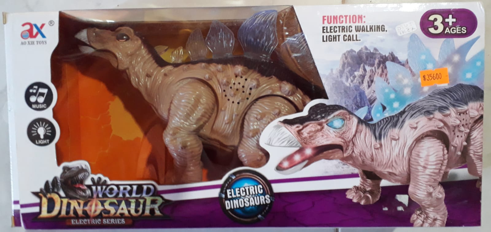 dinosaurio camina-luz-música $35600