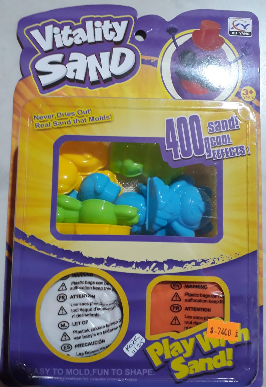 arena mágica con moldes $7400