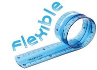 regla 20 cm flexible